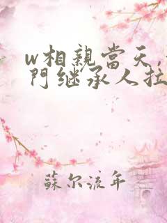 w相亲当天,豪门继承人拉着我领证》