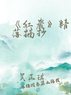 《红岩》精彩段落摘抄