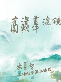 有漫画滤镜的p图软件