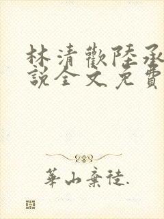 林清欢陆承洲小说全文免费阅读