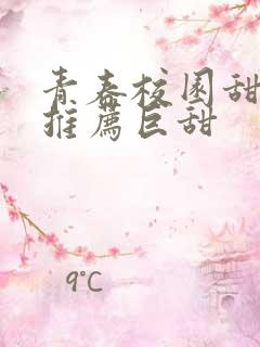 青春校园甜宠文推荐巨甜
