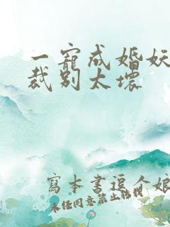 一宠成婚妖孽总裁别太坏