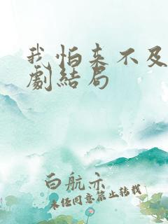 我怕来不及电视剧结局