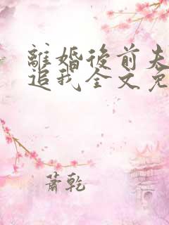 离婚后前夫总是追我全文免费阅读