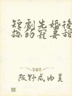 短剧先婚后爱潇总的宠妻甜