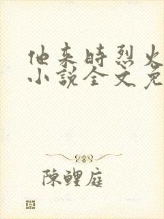 他来时烈火燎原小说全文免费阅读