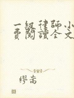 一级律师小说免费阅读全文
