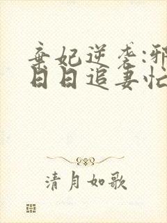 弃妃逆袭:邪王日日追妻忙在线阅读