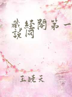 藏经阁第一版小说网
