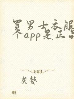 买男士衣服去哪个app是正品便宜