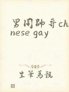 男同帅哥chinese gay