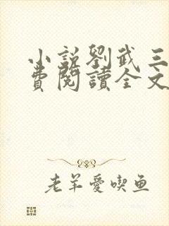 小说刘武三国免费阅读全文无弹窗