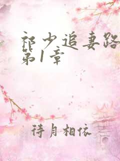 祁少追妻路漫漫第1章