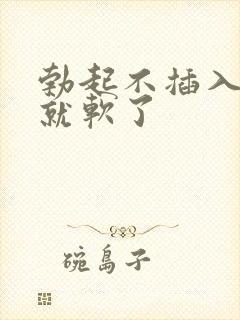 勃起不插入很快就软了