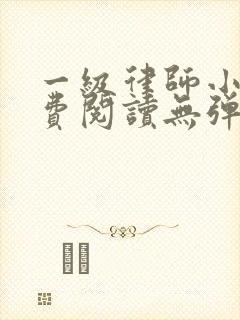 一级律师小说免费阅读无弹窗
