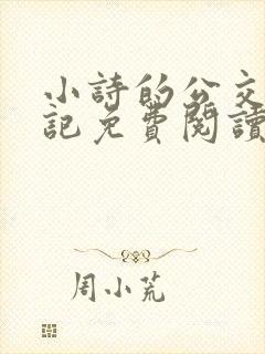 小诗的公交车日记免费阅读 笔趣阁