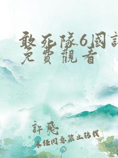 敢死队6国语版免费观看