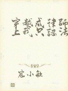 穿越成律师法庭上我只认法免费阅读