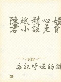陈斌赵心媚高婉君小说免费阅读