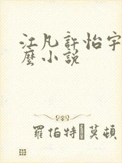 江凡许怡宇是什么小说