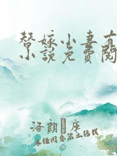 替嫁小妻有点甜小说免费阅读全文