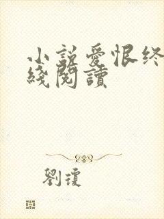 小说爱恨终散在线阅读