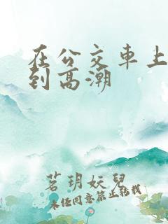 在公交车上被弄到高潮