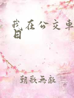 我在公交车上被日
