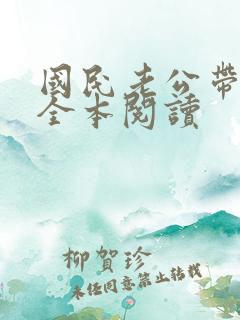 国民老公带回家全本阅读