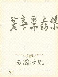 公交车上摸了女友下面的小说
