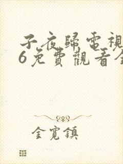 子夜归电视剧26免费观看全集高清