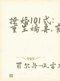 撩婚101式:重生娇妻,有点甜 纳兰闲
