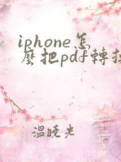 iphone怎么把pdf转换成word