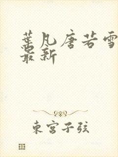 叶凡唐若雪医婿最新