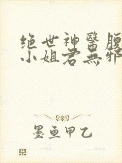 绝世神医腹黑大小姐君无邪小说