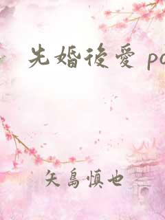 先婚后爱 po