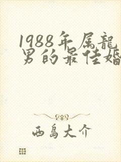 1988年属龙男的最佳婚配