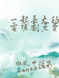 一起长大的约定电视剧免费