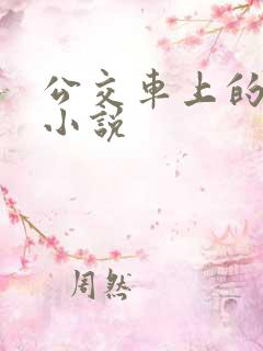 公交车上的艳情小说
