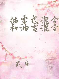 插电式混合动力和油电混合