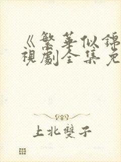 《繁华似锦》电视剧全集免费观看
