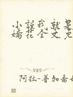 小说我就是如此娇花全文免费阅读