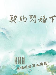 契约闪婚下载