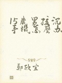 15岁男孩沉迷手机怎么办