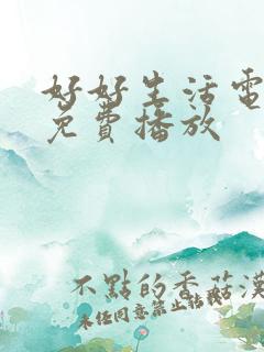 好好生活电视剧免费播放