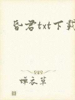 昏君txt下载