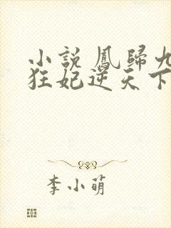 小说 凤归九霄狂妃逆天下