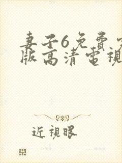 妻子6免费完整版高清电视剧在线看