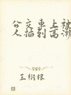 公交车上被陌生人插到高潮