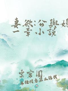 妻欲:公与媳第一章小说